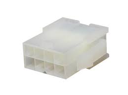 Connettore Molex PCB 8 vie p.m. bianco