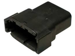 Connettore DTM 12 vie p.m. - nero