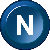 Inserto per tastiera C299 - Lettera "N" (15mm)