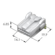 Connettore KET 6 vie p.f. (Yazaki 7283-8660)