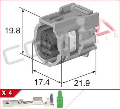 Kit Connettore Sumitomo HW 4 vie p.f.