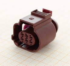 Connettore FEP 6 vie p.f. marrone VW restricted