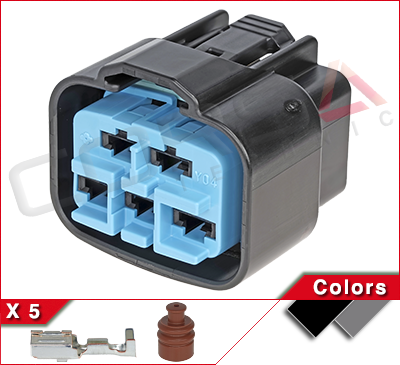 Kit Connettore Sumitomo 5 vie p.f. 6189-0904 - Serie HX 187