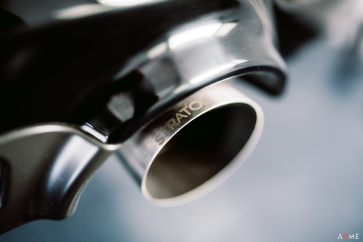 [STR-YGR2-MUFS70-110] Toyota Yaris GR Mk2 - Centrale silenziato + terminale silenziato Ø70mm Stratodesign (Ø110mm)