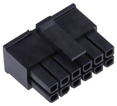 Connettore Molex Micro-Fit 12 vie p.f. sovrapposto