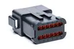 Connettore DT 12 vie p.m. NERO
