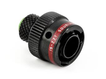 Connettore Motorsport 6 vie p.m. rosso versione corta