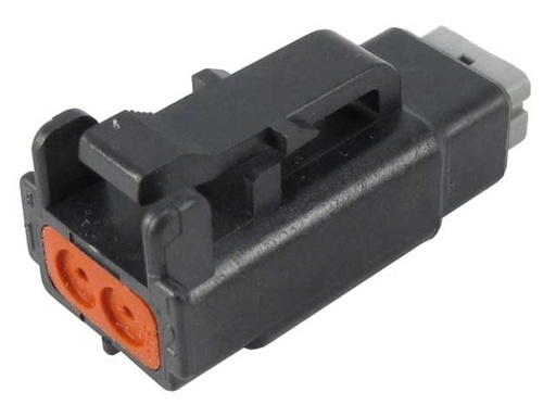 Connettore DTM 3 vie p.f. nero