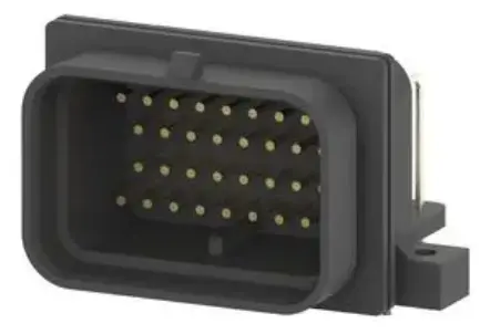 Connettore super seal Motec 34 vie a saldare, singola chiave inferiore