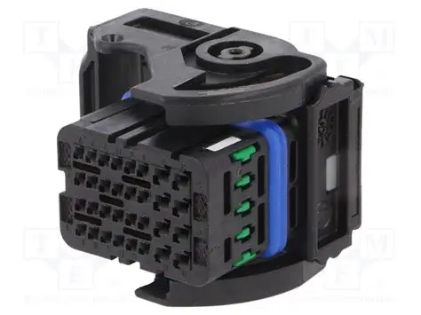 Connettore Molex CMC 32 vie p.f. nero uscita a sinistra