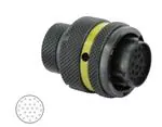 Connettore Motorsport 26 vie p.f. giallo