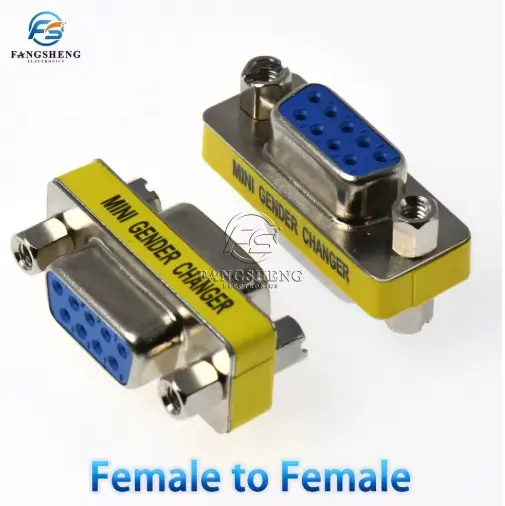 Connettore D-Sub 9 vie F/F