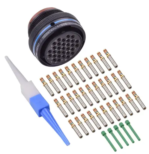 Connettore militare Amphenol Aerospace 31 vie p.f.