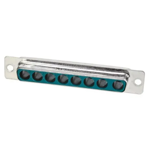 Connettore D-Sub 8 vie p.f. 8W8 contatti a saldare