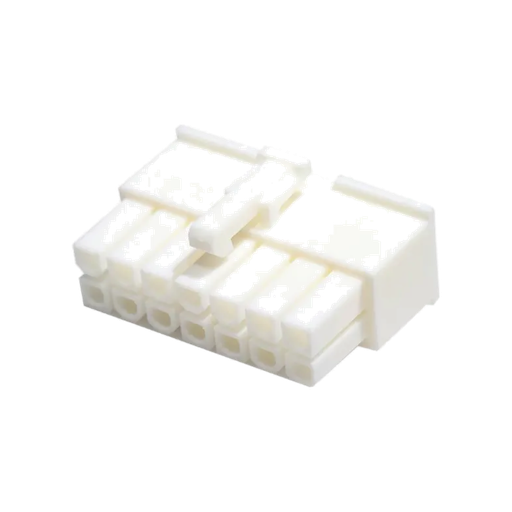 Connettore Molex 14 vie p.f. bianco