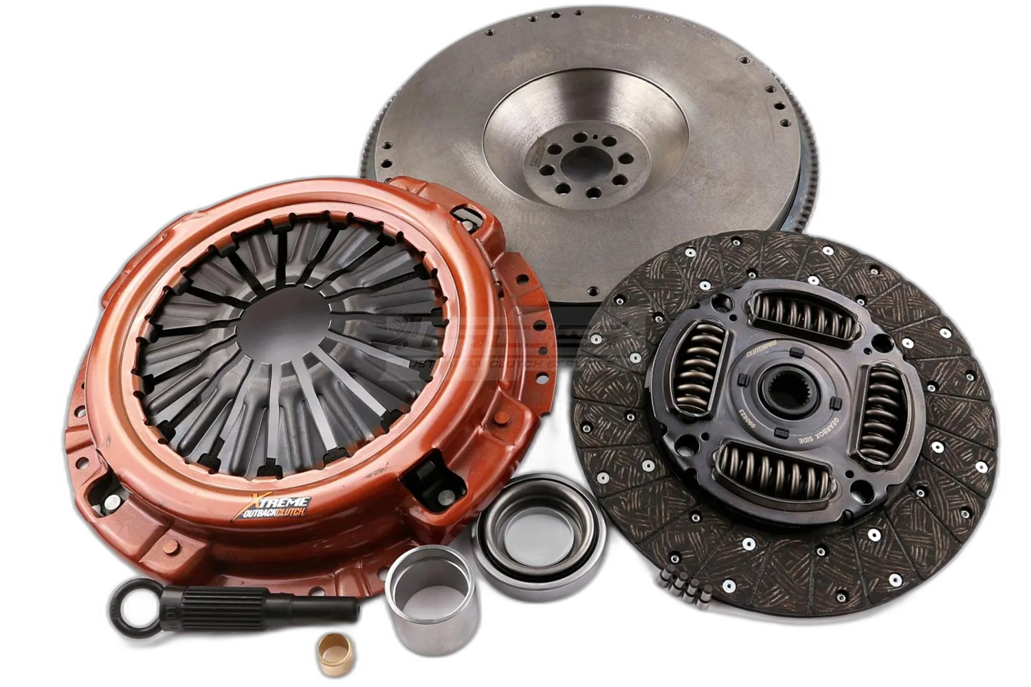 Nissan Navara 2004-2009 – Kit frizione Xtreme Clutch Xtreme Outback Heavy Duty Organic Incl Volano 560Nm 1100Kg (40% inc.) Conversion kit to Solid Volano
