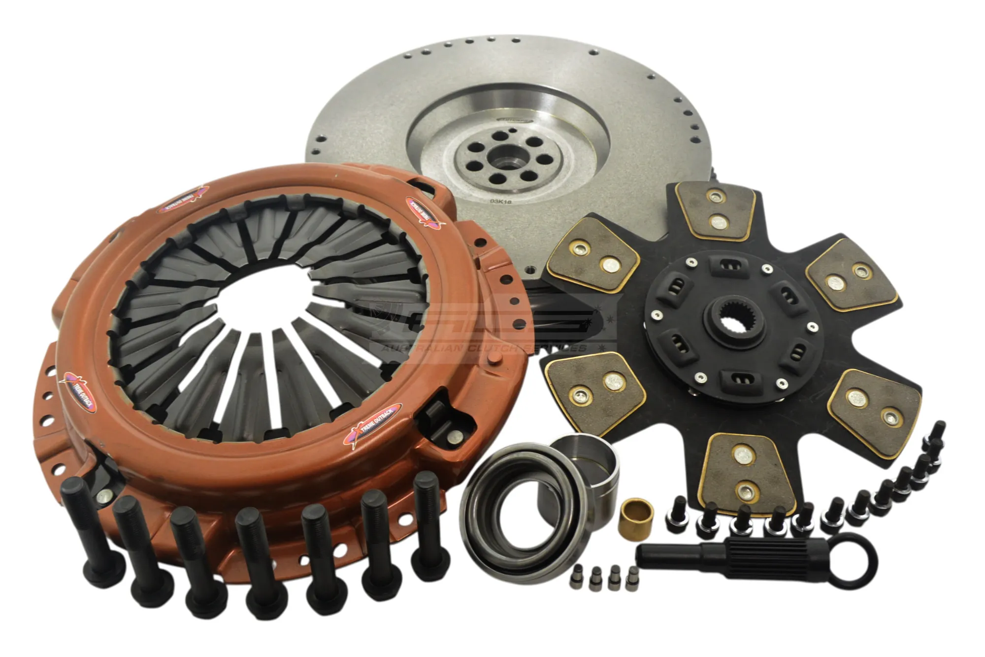 Nissan – Kit frizione Xtreme Clutch Xtreme Outback Heavy Duty Sprung Ceramic Incl Volano 850Nm 1100KG (40% inc.)